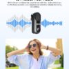 boya magic micrófono inalámbrico profesional 4 en 1, ai noise cancellation dnn, 48khz/24 bit, 40db, ultraligero 7g, pista de seguridad 12db, 30h batería, app boya central