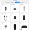 boya magic micrófono inalámbrico profesional 4 en 1, ai noise cancellation dnn, 48khz/24 bit, 40db, ultraligero 7g, pista de seguridad 12db, 30h batería, app boya central