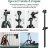 ulanzi trípode profesional jj05 glidego de fibra de carbono con columna central retráctil y rótula 360° hasta 183 cm para fotografía y vídeo ulanzi trípode profesional jj05 glidego de fibra de carbono con columna central retráctil y rótula 360° hasta 183 cm para fotografía y vídeo
