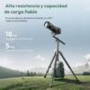 ulanzi trípode profesional jj05 glidego de fibra de carbono con columna central retráctil y rótula 360° hasta 183 cm para fotografía y vídeo ulanzi trípode profesional jj05 glidego de fibra de carbono con columna central retráctil y rótula 360° hasta 183 cm para fotografía y vídeo
