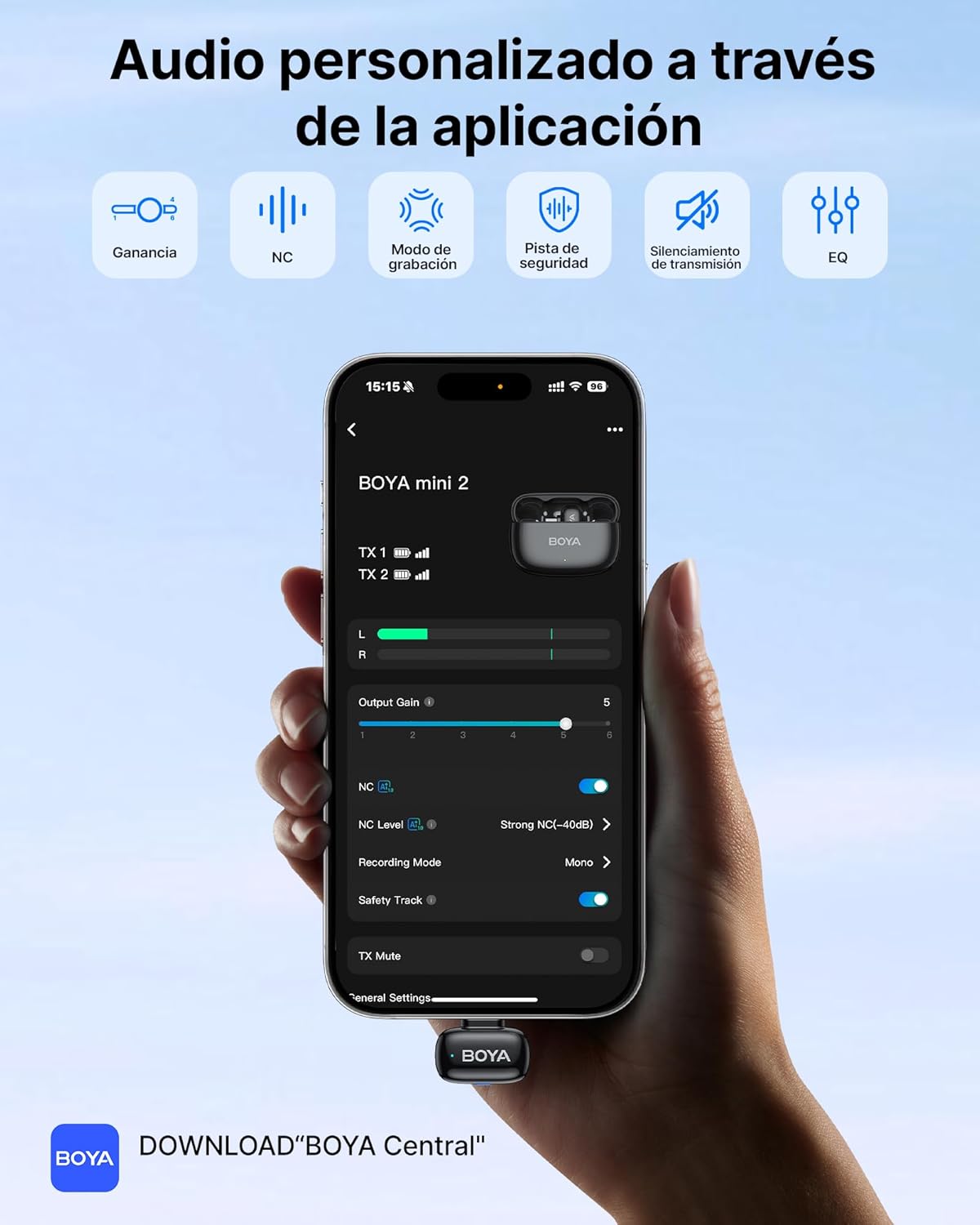 boya mini 2 02 micrófono inalámbrico usb c boya mini 2 02 micrófono inalámbrico usb c