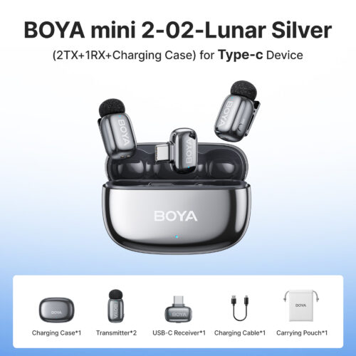 boya mini 2 micrófono inalámbrico usb c