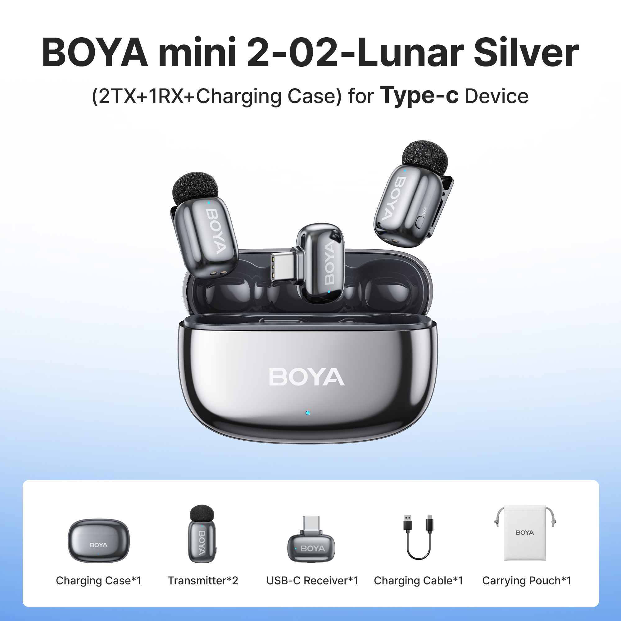 boya mini 2 micrófono inalámbrico usb c boya mini 2 micrófono inalámbrico usb c