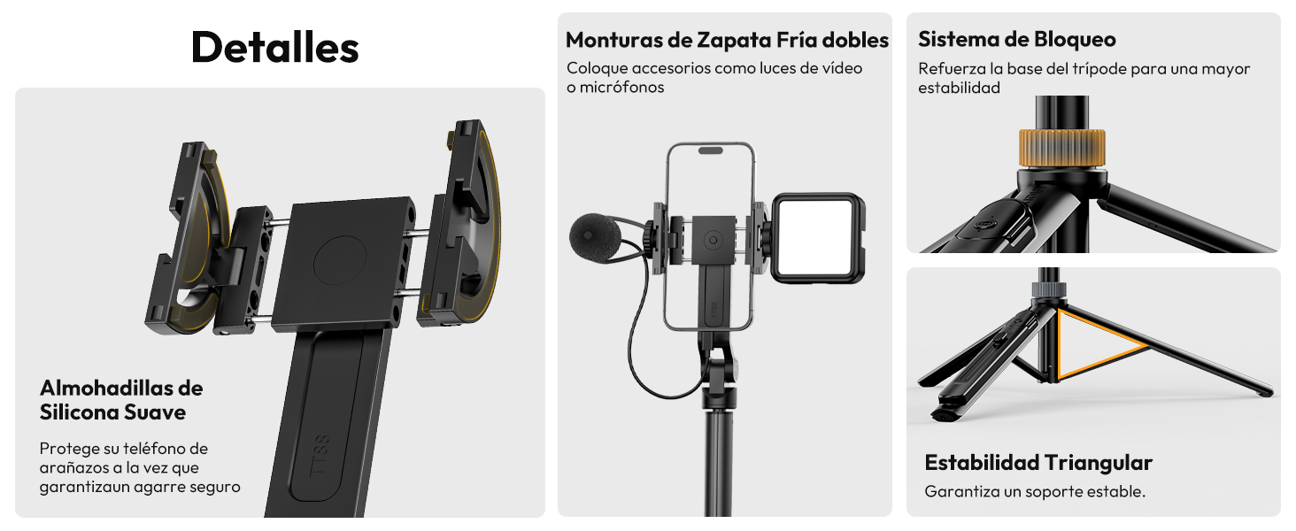 ULANZI TT88 Trípode Magnético para Móvil ulanzi tt88 trípode magnético para móvil