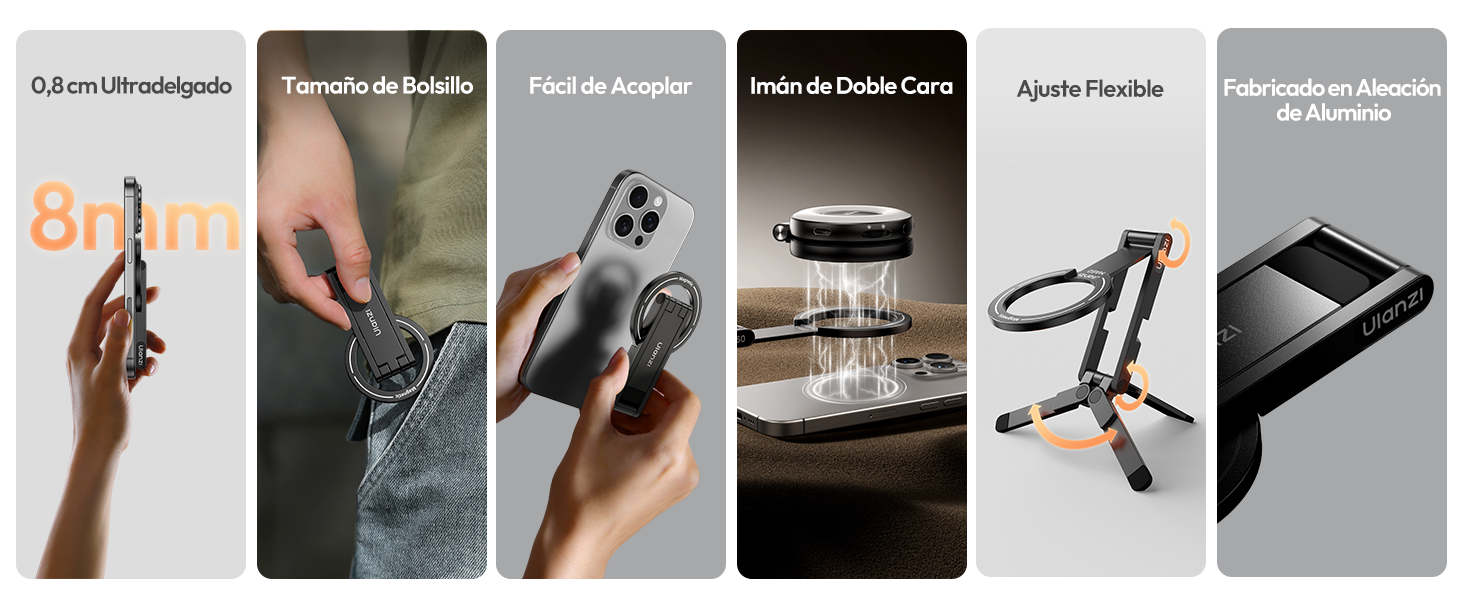 Ulanzi MA60 Soporte MagSafe compatible Android auto draft