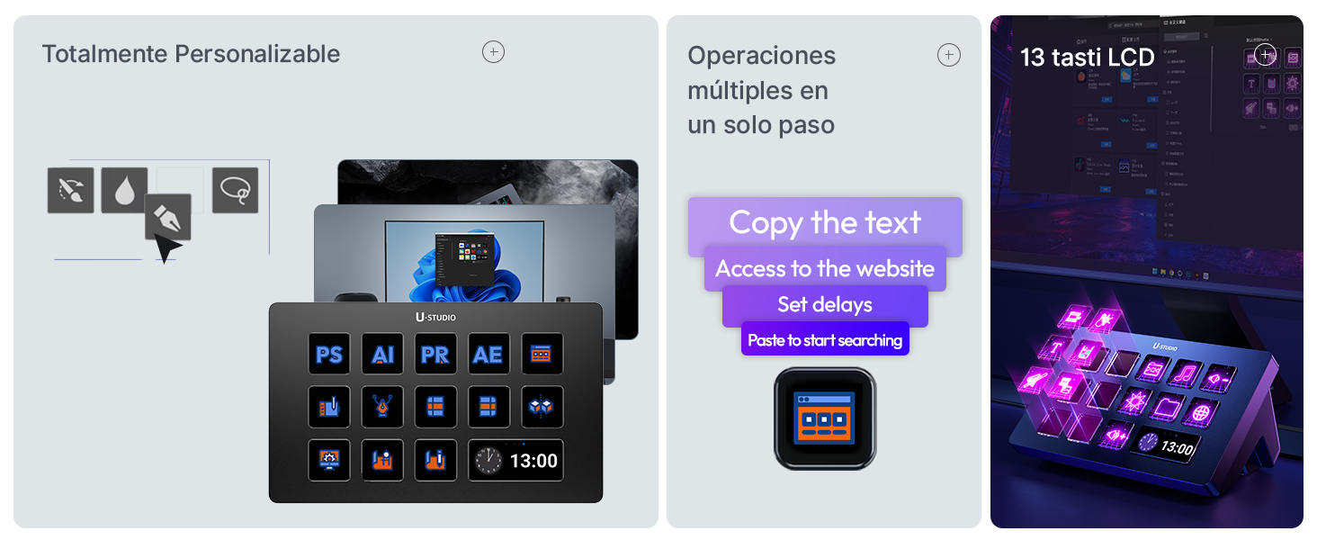 Ulanzi D200 Streamdeck 13 botones ulanzi d200 streamdeck 13 botones