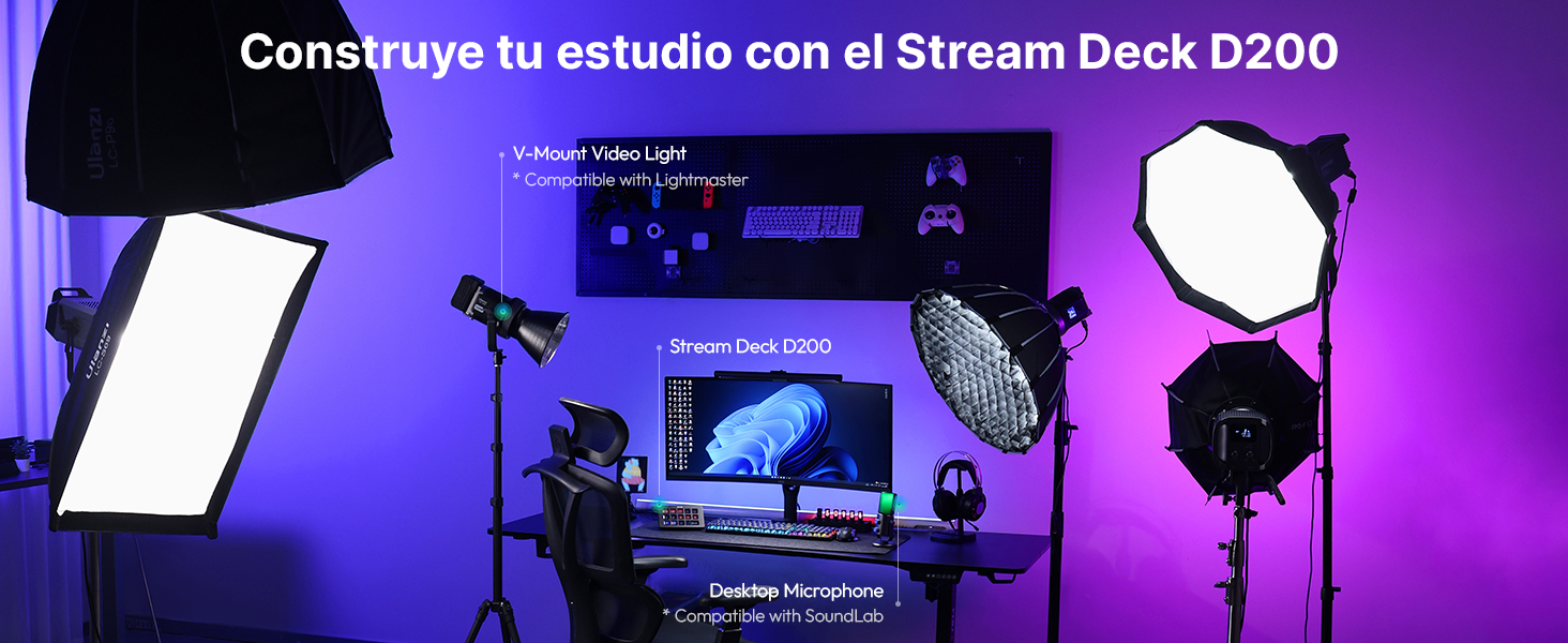 Ulanzi D200 Streamdeck 13 botones ulanzi d200 streamdeck 13 botones