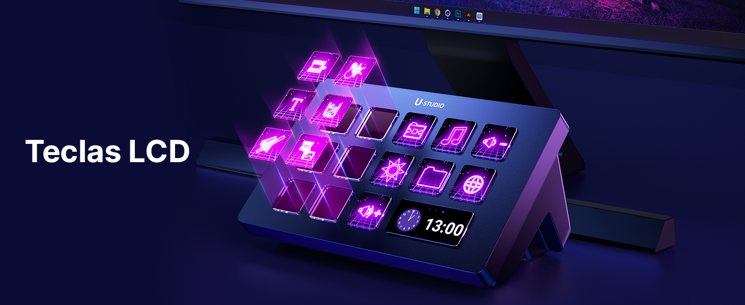 ulanzi d200 streamdeck 13 botones