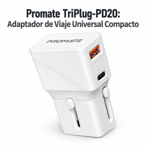 promate triplug pd20 adaptador universal